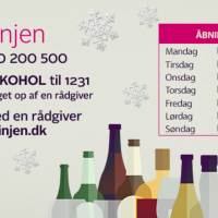 Alkolinjen banner juleåbent